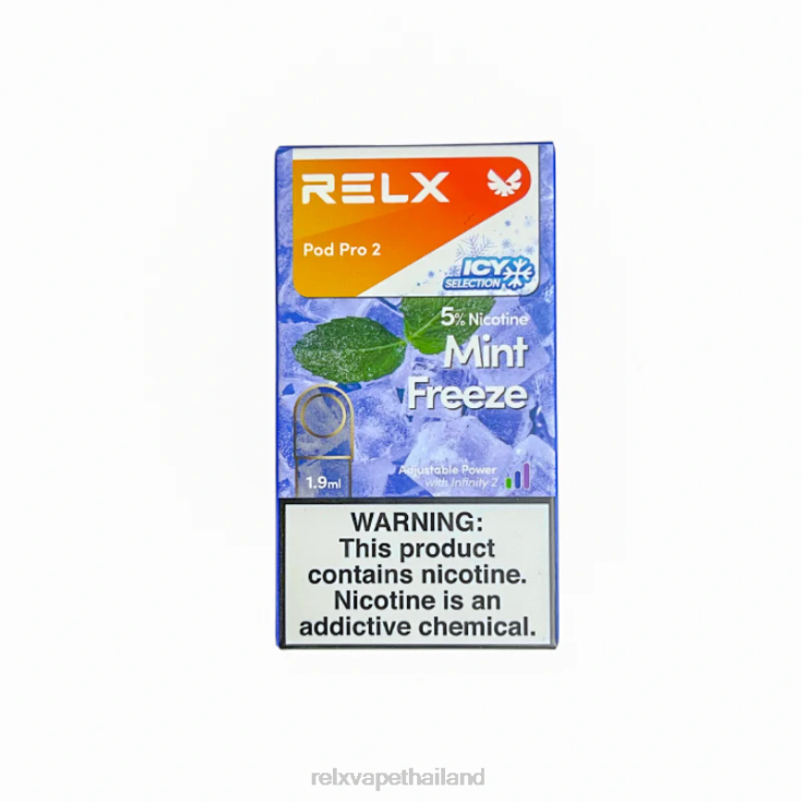 RELX ขาย - RELX พ็อดโปร 2 - 3 พ็อด 428Z8100 สะระแหน่แช่แข็ง