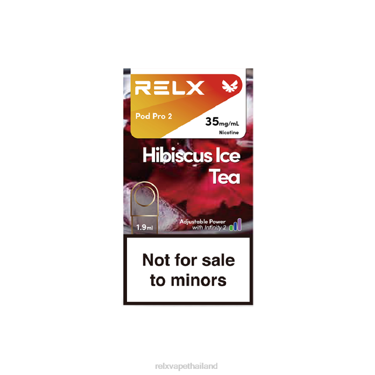 ขายบุหรี่ไฟฟ้า RELX - RELX พ็อดโปร 2 - 3 พ็อด 428Z8111 ชาน้ำแข็งชบา