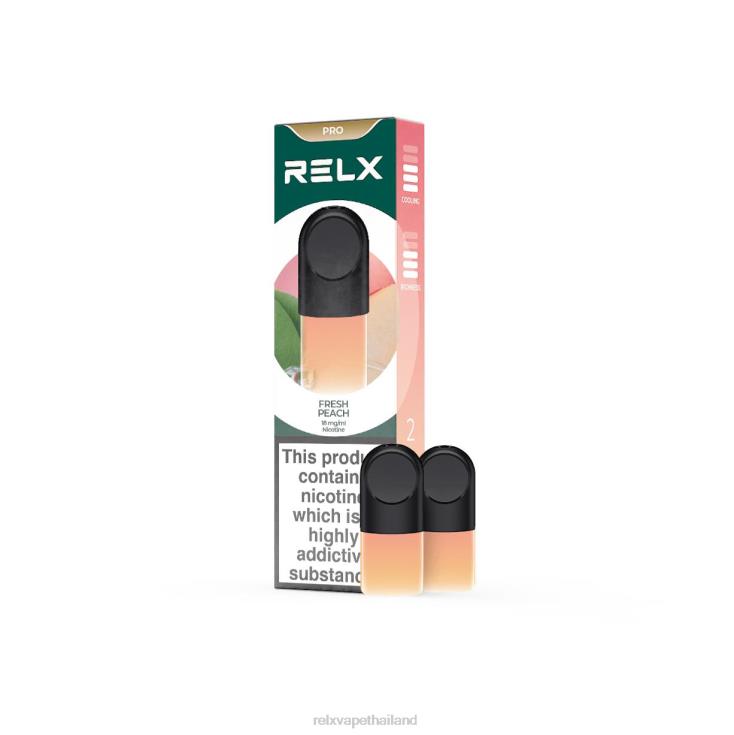 ขายบุหรี่ไฟฟ้า RELX - RELX พ็อดโปร - 2 พ็อด 428Z810 ลูกพีชสด