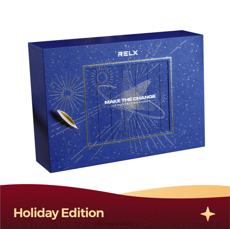 ขายบุหรี่ไฟฟ้า RELX - RELX กล่องของขวัญปีใหม่ 428Z861 หมอกอาร์กติก + น้ำแข็งแตงโม