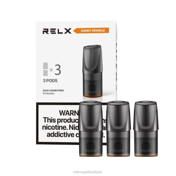 ขายบุหรี่ไฟฟ้า RELX - RELX Classic ฝัก 428Z8131 โซดาส้มประกายแดด