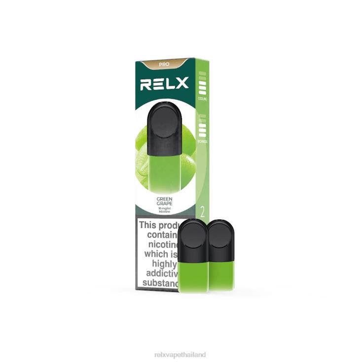 RELX Vape Thailand - RELX พ็อดโปร - 2 พ็อด 428Z81 องุ่นเขียว