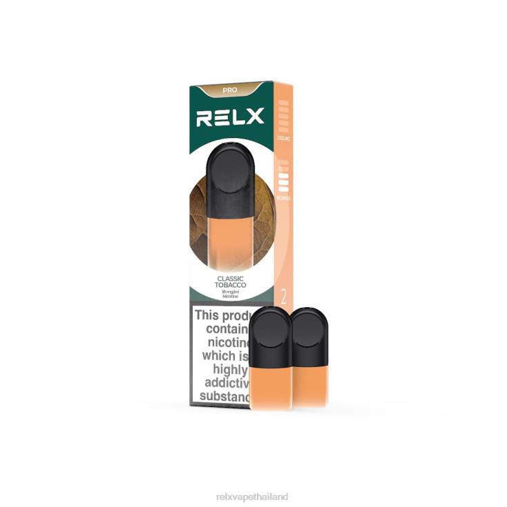 Thailand RELX Pod - RELX พ็อดโปร - 2 พ็อด 428Z822 ยาสูบคลาสสิก