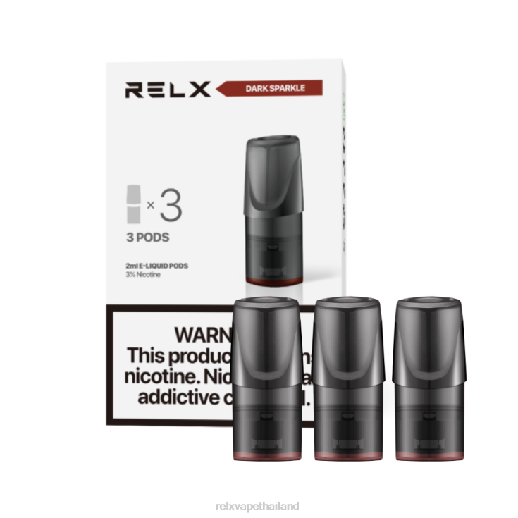 Thailand RELX Pod - RELX Classic ฝัก 428Z8123 ประกายไฟสีเข้มโคล่า