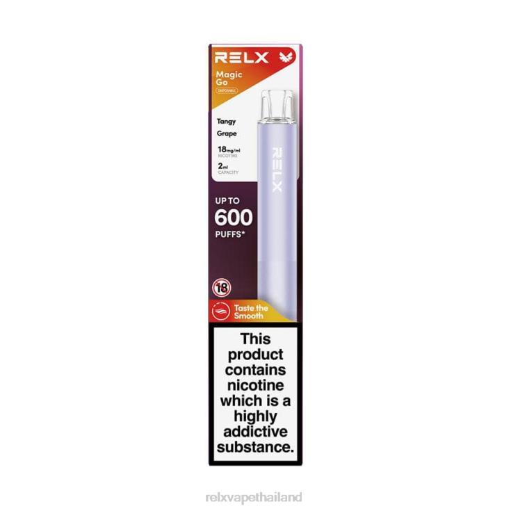 RELX Vape Thailand - RELX MagicGo ga600 428Z842 องุ่นเปรี้ยว
