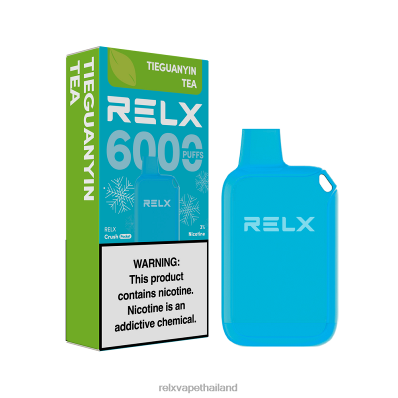 RELX Thailand | ชาตีกวนอิม RELX Crush Pocket 6000 น้ำแข็ง 6V04822