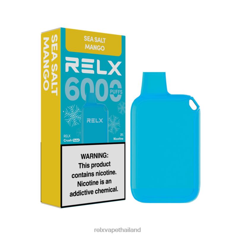 RELX Thailand Store | มะม่วงเกลือทะเล RELX Crush Pocket 6000 น้ำแข็ง 6V04813