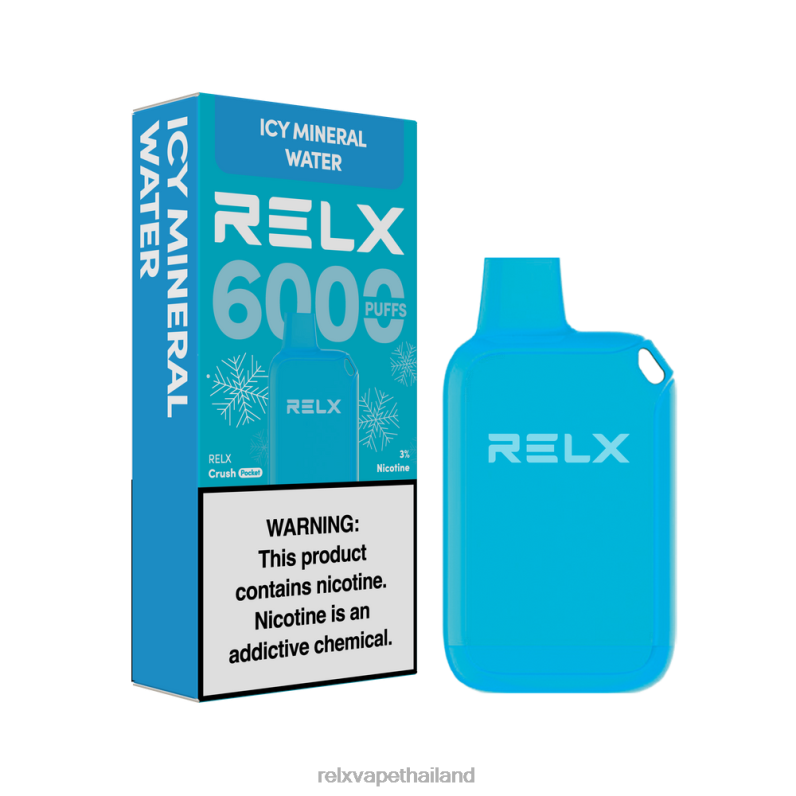 RELX Thailand Store | น้ำแร่น้ำแข็ง RELX Crush Pocket 6000 น้ำแข็ง 6V04823