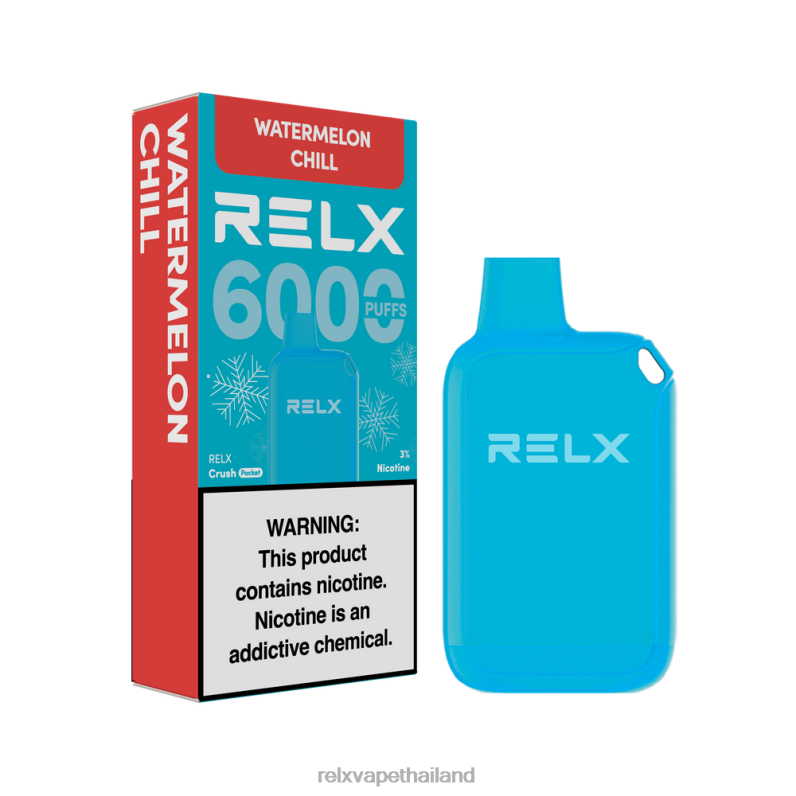 RELX Vape Bangkok | แตงโมเย็น RELX Crush Pocket 6000 น้ำแข็ง 6V04824