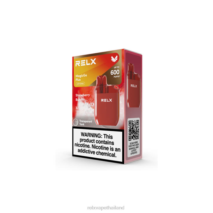 RELX Vape Thailand - RELX MagicGo บวก sa600 428Z852 สตรอเบอร์รี่ระเบิด
